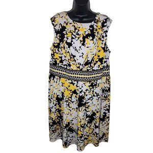 London Times Bailey sleeveless floral dress size 2x